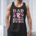 Dad Of The Birthday Cow-Girl Rodeo Cowgirl Bday Men Tank Top