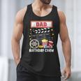Dad Birthday Crew Movie Night Theme Matching Party Men Tank Top Dad Birthday Crew Movie Night Theme Matching Party Men Tank Top