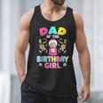 Dad Of The Birthday Girl Candy Family Bday Party Men Tank Top