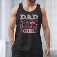 Dad Of The Birthday Girl Cute Pink Matching Family Party Men Tank Top