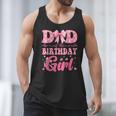 Dad Of The Birthday Girl Family Pink Coquette Bow Men Tank Top