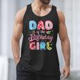 Dad Of The Birthday Girl Family Summer Beach Birthday Party Men Tank Top