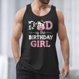 Dad Of The Birthday Girl Shirt Farm Cow Daddy Papa 1st Men Tank Top