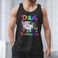 Dad Of The Birthday Girl Skater Roller Skate Family Party Men Tank Top