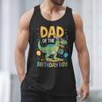 Dad Of The Birthday Party Outfit Dinosaur Squad Daddy Men Tank Top