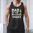 Dad Of The Birthday Snake Themed Birthday Party Men Tank Top