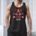 Dad Of The Birthday Twins Ladybug Birthday Family Matching Men Tank Top