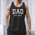 Dad Est 2017 Custom Dad Personalized Fathers Day Customized Men Tank Top