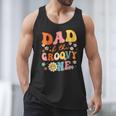 Dad Of The Groovy One 1st Birthday Pregnancy Announcement Men Tank Top