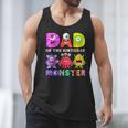Dad Little Monster Kids 1st Birthday Party Family Monster Small Men Tank Top