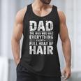 Dad The Man Who Has Everything Except A Full Head Of Hair Men Tank Top
