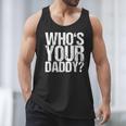 Who Is Your Dad Men Tank Top