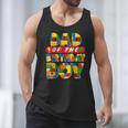 Dad And Mom Birthday Boy Building Bricks Family Party Decor Men Tank Top