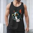 Dad Mom Cool Dog Sunglasses Boston Terrier Men Tank Top Dad Mom Cool Dog Sunglasses Boston Terrier Men Tank Top