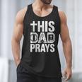 This Dad Pray Religious Vintage Father's Day Christian Daddy Men Tank Top