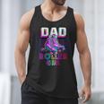 Dad Of Roller Girl Roller Skating Birthday Matching Family Men Tank Top
