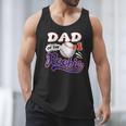 Dad Rookie Of Year 1st Birthday Baseball Theme Matching Men Tank Top