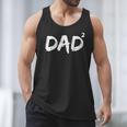 Dad Squared Shirt Father Of Two Kids Daddy Again Shirt Men Tank Top