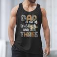 Dad Of The Wild And Three 3 Birthday Zoo Theme Safari Jungle Men Tank Top Dad Of The Wild And Three 3 Birthday Zoo Theme Safari Jungle Men Tank Top