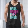 Dada Daddy Dad Bruh Baseball Drip Ice Cream Dad Bruh Men Tank Top
