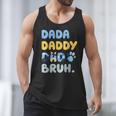 Dada Daddy Dad Bruh Fathers Day Blue Dog Men Tank Top