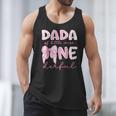 Dada Of Little Miss Onederful First Birthday Girl Bow Men Tank Top Dada Of Little Miss Onederful First Birthday Girl Bow Men Tank Top