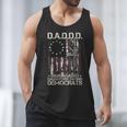 Daddd Gun Dads Against Daughters Dating Democrats On Back Men Tank Top