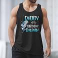 Daddy Of The Birthday Dolphin Family Matching Party Squad Men Tank Top