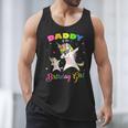 Daddy Of The Birthday Girl Dabbing Unicorn Princess And Dad Men Tank Top