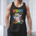 Daddy Of The Birthday Princess Girl Dabbing Unicorn Dad Men Tank Top