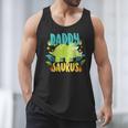 Daddy Dad Saurus Rex Dinosaur Dino For Father Men Tank Top