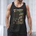 My Daddy Is My Hero Military Dad US Flag Father’s Day Men Tank Top