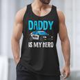 Daddy Is My Hero Police Toddler Police Officer Cop Boys Kids Men Tank Top
