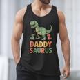 Daddy Saurus Dinosaur Dad Of Two Kids Dino Family Men Tank Top Daddy Saurus Dinosaur Dad Of Two Kids Dino Family Men Tank Top