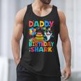 Daddy Of The Shark Birthday Dad Matching Family Men Tank Top