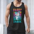 Daddy Shark Retro Vintage Dad Men Tank Top Daddy Shark Retro Vintage Dad Men Tank Top