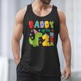 Daddy Of The Two Rex 2Nd Birthday Boy Dinosaur T-Rex Men Tank Top