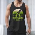 Daddysaurus Rex 2 Kids Sunset Tshirt For Fathers Day Men Tank Top