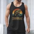 Dadzilla-Father Of The Monsters Dad Father's Day Men Tank Top