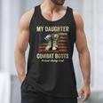 My Daughter Wears Combat Boots Proud Army Dad Veteran Day Men Tank Top