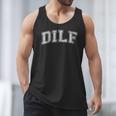 DILF Varsity Style DAD Older More Mature Men Men Tank Top DILF Varsity Style DAD Older More Mature Men Men Tank Top