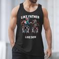 Dirt Bike Family Father Son Motocross Off-Road MX Dad Boys Men Tank Top