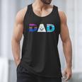 Disney Frozen Elsa Anna Olaf Dad Father's Day Birthday Men Tank Top