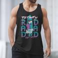 Disney Goofy Totally Rad Dad Father’s Day Surfing Distressed Men Tank Top