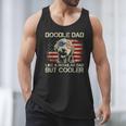 Doodle Dad Goldendoodle Regular Dad But Cooler American Flag Men Tank Top