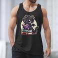 Dragon Reading A Book Cute Bookworm Book Lover Men Tank Top
