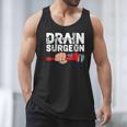 Drain Surgeon Plumber Job Professional Dad Men Men Tank Top Drain Surgeon Plumber Job Professional Dad Men Men Tank Top