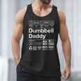 Dumbbell Daddy And Dad Gym Workout Father Men Tank Top