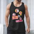 Dungeon Crawler Carl Colorful Sticker Collage LitRPG Book Men Tank Top