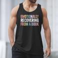 Emotionally Recovering From a Book Reading Librarian Men Tank Top